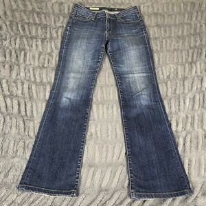 AG Adriano Goldschmied The Jessie Curvy Boot Cut Jeans Dark Wash 26R PVC1321-CSB